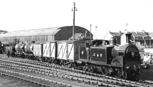 No.419 shunting at Falkirk Depot, 1970s