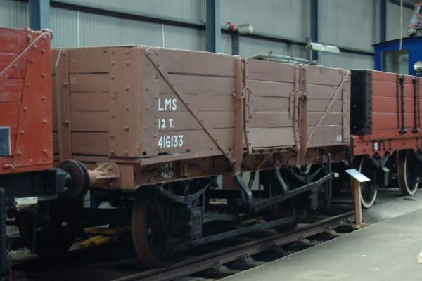 LMS 5-plank High Goods Wagon No.416133