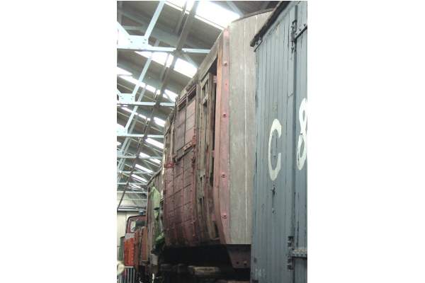 Horse Box (body and underframe only). LMS design, BR No.425xx