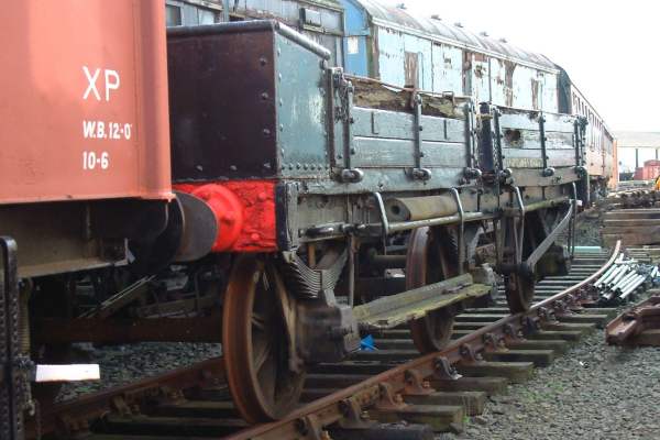 Crane Runner Wagon, North British Railway, BR No.ADE971568 (ex crane RS1062)